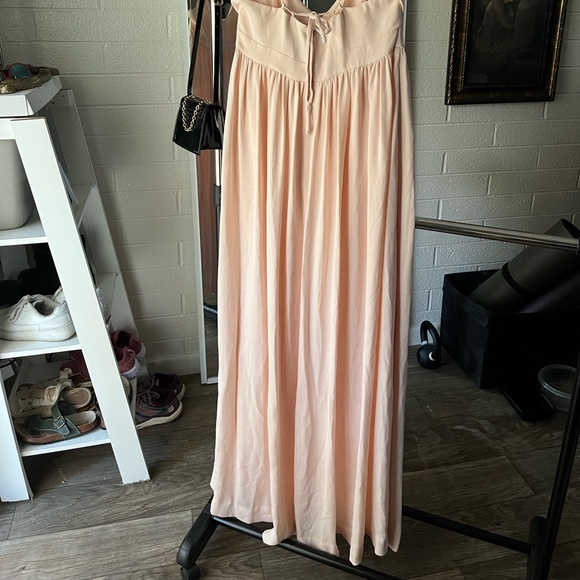 Blush floor length dress - Picture 5 of 5